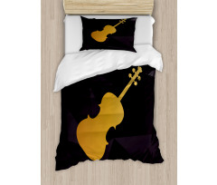 Instrument Silhouette Duvet Cover Set