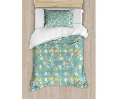 Musician Monsters Duvet Cover Set