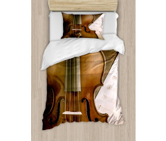 Instrument and Music Sheet Duvet Cover Set