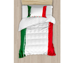 Mexican Colors Flags Cacti Duvet Cover Set