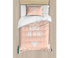 Cinco de Mayo Cocktail Duvet Cover Set