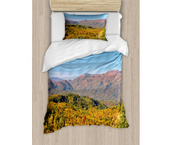 Fall Colors Woodland Duvet Cover Set