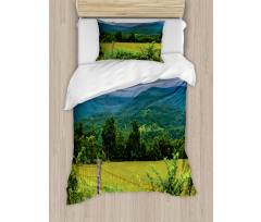 Rural Old Fence Photo Duvet Cover Set