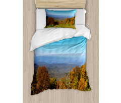 Fall Virginia Mountains Duvet Cover Set