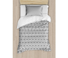 Monochrome Antique Ornate Duvet Cover Set