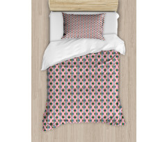 Retro Look Abstract Motif Art Duvet Cover Set