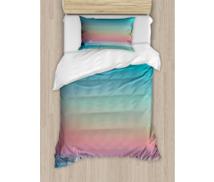 Ombre Calm Sea Tides Artwork Duvet Cover Set