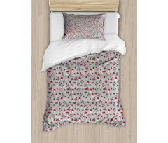 Amanita Fungus Pattern Duvet Cover Set