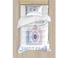 Shoot Film Camera Duvet Cover Set