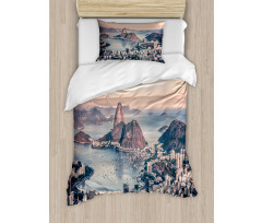 Rio de Janeiro Beach Duvet Cover Set