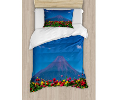 Midsummer Blue Skies Highland Duvet Cover Set