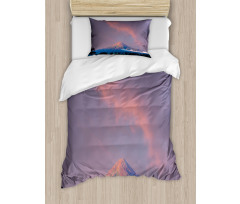 Sunrise Beams Volcanic Region Duvet Cover Set