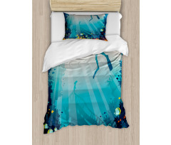 Underwater Elements Diver Duvet Cover Set