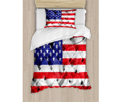 Fourth of July Day National Duvet Cover Set