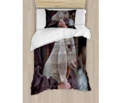 Baby Lamb Old Man Duvet Cover Set