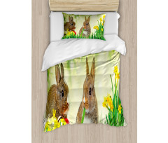 Easter Rabbits Duvet Cover Set