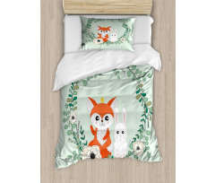 Friends Fox Rabbit Duvet Cover Set