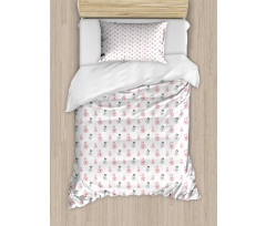 Baby Rabbit Doodle Duvet Cover Set