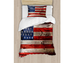 Independence Day Wall Duvet Cover Set