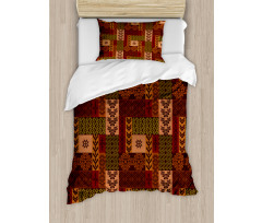 Folk Shape Duvet Cover Set