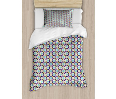 Nostalgic Groovy Rounds Duvet Cover Set