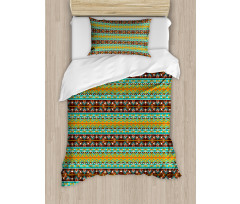 Tribal Art Pattern Duvet Cover Set