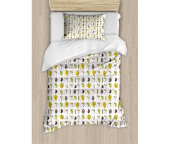 Botanical Little Triangles Duvet Cover Set