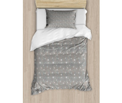 Dots Lines and Dandelions Duvet Cover Set