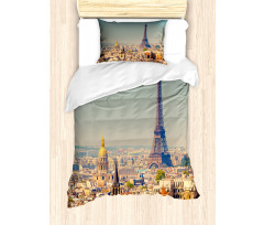 Cityscape of Paris Duvet Cover Set