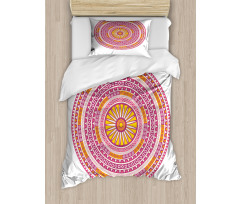 Abstract Bohemian Medallion Duvet Cover Set