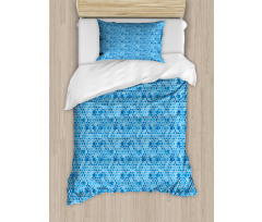 Blue Tones Eastern Star Duvet Cover Set