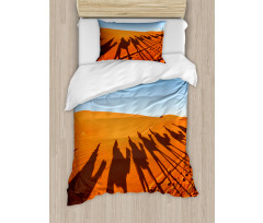 Camel Caravan Silhouette Duvet Cover Set