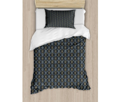 Tribal Rhomb and Triangle Duvet Cover Set