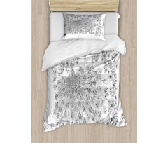 Blossoming Branch and Bird Duvet Cover Set