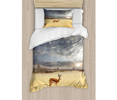 Antelope in Tranquil Nature Duvet Cover Set