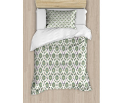 Orient Damask Pattern Duvet Cover Set