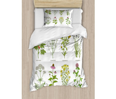 Natural Cosmetics Flowers Duvet Cover Set