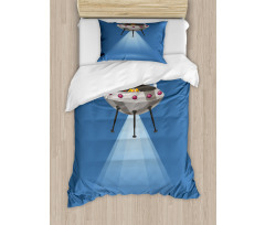 Spaceship Extraterrestrial Duvet Cover Set