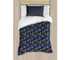 Flowers Composition Duvet Cover Set