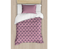 Feminine Romantic Flowers Duvet Cover Set