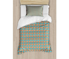 Rounded Triangle Square Duvet Cover Set