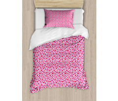 Simple Love Hearts Duvet Cover Set