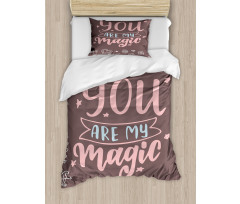 You are My Magic Outline Duvet Cover Set