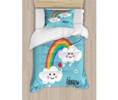 Be Rainbow Someone Saying Duvet Cover Set