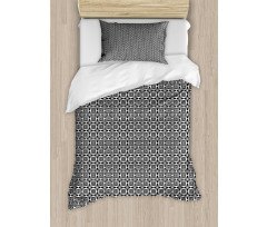 Monochrome Classic Motif Duvet Cover Set