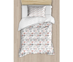 Hearts and Keys Duvet Cover Set