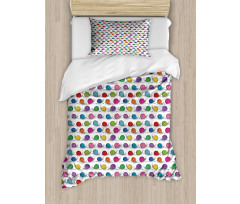 Funny Shelled Vivid Snails Duvet Cover Set