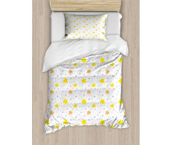 Happy Pastel Stars Duvet Cover Set