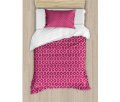 Ogee Motif in Colors Duvet Cover Set