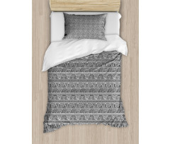 Zentangle Triangles Duvet Cover Set